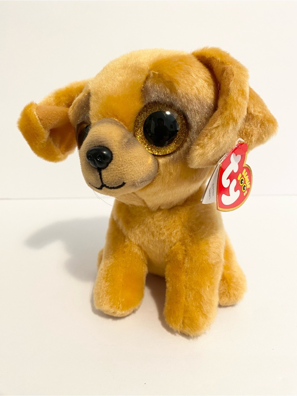 TY Beanie Boos ZuZu Boo Plush Puppy Dog Stuffed Animal 6” Glitter Sparkle Toy